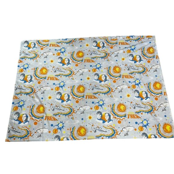 Star Trek Vintage Fitted & Flat Twin Sheet Set 1976 Paramount - Picture 3 of 11